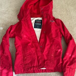 Hollister Red All-Weather Jacket